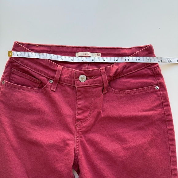 Levi's 712 Slim Ankle Vintage Jeans Size 28 - Picture 8 of 9